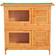 Pawhut Wooden Double Tier Rabbit Hutch 90x45x90cm