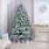 Yaheetech Pre-lit Artificial Incandescent Warm Lights Snow Flocked White Christmas Tree 89.7"