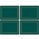 Pimpernel Classic Platzdeckchen Schwarz, Beige, Rot, Blau, Grün (40.1x29.8cm)