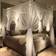 Joyreap 4 Corners Post Canopy Bed Curtain Royal Luxurious Cozy Drapes Full/Queen 149.9x198.1cm
