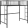 Walker Edison Twin Size Premium Metal Loft Bed 42x71"