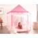 PLAYVIBE Princess Tent Ultra Soft Rug & LED Star Lights