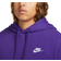 Nike Sportswear Club Fleece Pullover Hoodie - Court Purple/White