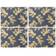 Pimpernel Etched Leaves Place Mat Gray, Blue, Pink, Red, White (40x30cm)