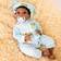 Aori African American Reborn Boy Doll with Giraffe Gift Set