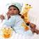 Aori African American Reborn Boy Doll with Giraffe Gift Set