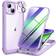 Clear Bumper Case with Tempered Glass Screen Protector and Camera Lens 2 Pcs for iPhone 14 Plus