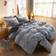 XeGe Plush Shaggy Duvet Cover Green, Grey, Brown, Beige, Blue, Purple, White, Black, Yellow, Pink, Turquoise (228.6x228.6cm)