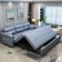 Homary Full Sleeper Convertible Sofa 188cm 3 Seater