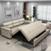 Homary Full Sleeper Convertible Sofa 188cm 3 Seater