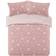 Dreamscene Star Printed Patterned Thermal Teddy Fleece Duvet Cover 53.9x78"