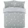 Dreamscene Star Printed Patterned Thermal Teddy Fleece Duvet Cover 53.9x78"