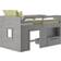 Max & Lily Modern Farmhouse Low Loft Bed Twin 42.2x84.2"