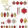 SHareconn Christmas Balls Christmas Tree Ornament 13.3cm 106pcs