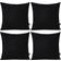 Solid Decorative Pillow Case Purple, Blue, Green, Grey, Beige, Brown, White, Black, Yellow, Orange, Red, Pink (45x45cm)