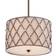 QUOIZEL Elstead Brown Lattice Pendant Lamp 40.6cm