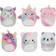 Squishmallows Squishville Mini Rainbow Dream Squad 6 Pack
