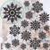 Snowflake Christmas Tree Ornament 3.4cm 36pcs