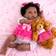 Aori Lifelike African American with Teddy 58cm