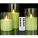 Flickering Light LED Candle 15.2cm 3pcs