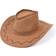 Bristol Novelty Cowboy Stitched Hat Brown