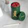 Solstickan Match Box Green/Gold Candle & Accessory