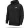 Nike Sportswear Club Fleece Pullover Hoodie - Black/White