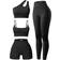 QQQ Women's 4 Piece Outfits Active Set