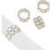 Saro Lifestyle Pearl Beaded Napkin Ring 3.8cm 4pcs