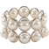 Saro Lifestyle Pearl Beaded Napkin Ring 3.8cm 4pcs