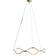 Rebello Decor Circle Of Life Brass/Opal Pendant Lamp 91cm