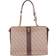 Guess Ginevra Logo Hand Bag - Brown