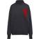 Ami Paris Ami De Coeur Funnel Neck Sweater Unisex - Grey/Red