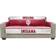 NCAA Indiana Hoosiers Loose Sofa Cover Multicolor (279.4x190.5cm)