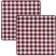 Achim Buffalo Check Pillow Case Red (45.7x45.7)