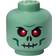 LEGO Skeleton Storage Head Green