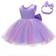 Baby Girls Ruffle Lace Backless with Headwear Bowknot Flower Dresses
