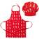 Solstickan Kockmössa Apron Red (29.5x20cm)