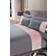 Sienna Double Crushed Duvet Cover Pink, Silver, Grey, Beige (198x198cm)