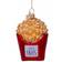 Vondels Glass Ball French Fries Julgranspynt 10cm