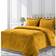 Tribeca Venice Velvet Duvet Cover Gold (243.8x233.7cm)