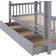 Walker Edison Twin Trundle Bed 74x42"