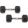 BalanceFrom Rubber Encased Hex Dumbbell 10lb