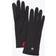 Hesta Merino Wool Liner Long 5-Finger Gloves - Black