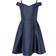 Monsoon Duchess Twill Bardot Prom Dress - Blue