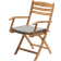 Skagerak Selandia Coussin de chaise Gris (42x42cm)
