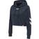 Hummel Legacy Women Cropped Hoodie - Blue Nights