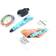 SCRIB3D P1 3D Printing Pen with Display - Includes 3D Pen, 3 Starter Colors of PLA Filament, Stencil Book + Project Guide