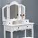 Roundhill Furniture Sanlo Dressing Table 15.8x31.5"