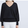 Lafayette 148 New York Cotton Silk Tape Wide V-Neck Dolman Sweater